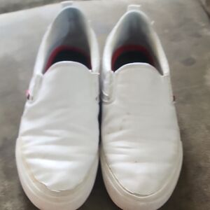 Women''s White Slip-On Shoes